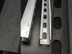 canal ranurado del puntal