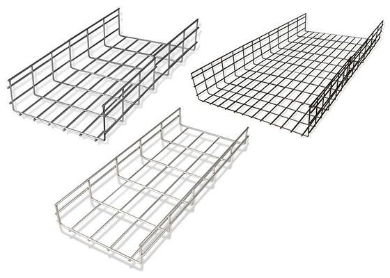 Acero galvanizado 300 mm 500 mm 700 mm Cable de malla de alambre bandeja