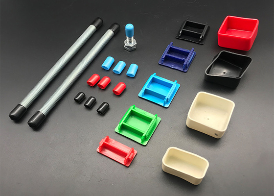 Plastico a medida Colorido m3 m6 m8 Tapón de extremo de vara roscado
