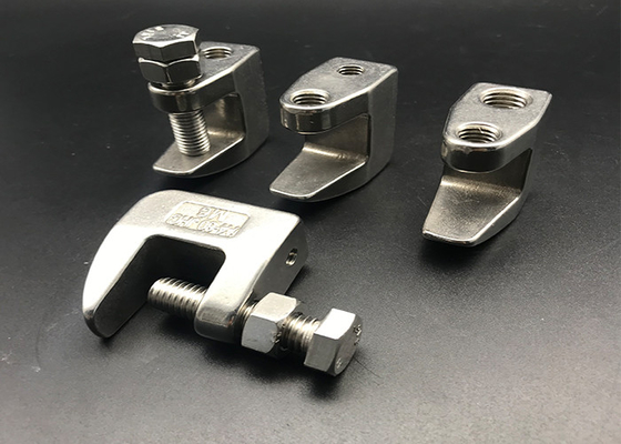 Tamaño personalizado de acero inoxidable 304 abrazadera de vigas para varilla de hilo