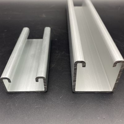 Aluminio 6061 Canal Unistrut para el sistema de montaje solar