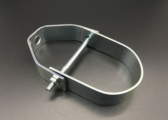 Abrazaderas de tubería de acero metálico de tamaño personalizado, colgador de horquilla