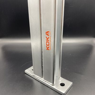 TATE de vuelta a la parte posterior del canal de soporte de soldadura