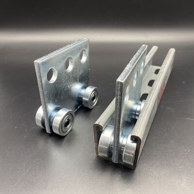 Zinc Plated Four Wheels Strut Trolley Assemblies