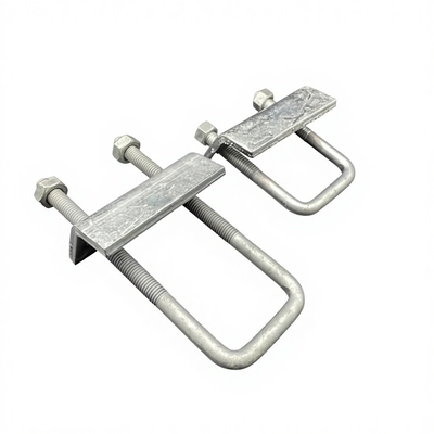Heavy Duty Zinc Plated U Shape Beam Clamp with Plate