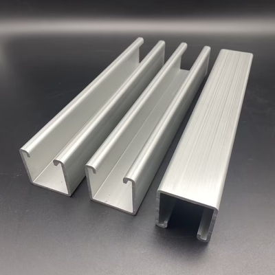 Perfil de aluminio de canal C a medida 41x41 3m 6m