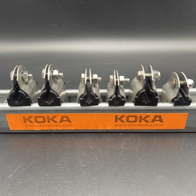 304 316 Acero inoxidable, abrazaderas de almohadón montadas en el brazo de 1/2'' 3/4'