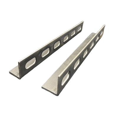 Acero galvanizado 41x41 1 58 canal de ángulo con ranuras