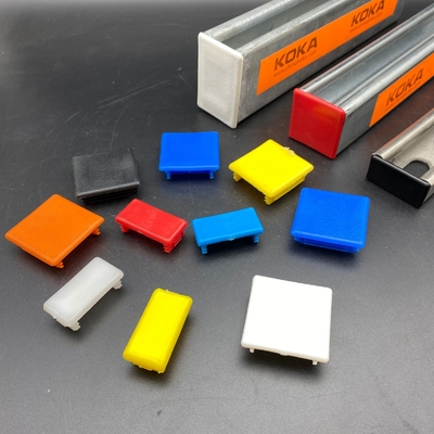 Venta caliente de plástico personalizado Caps extremos de estribo de diferentes colores