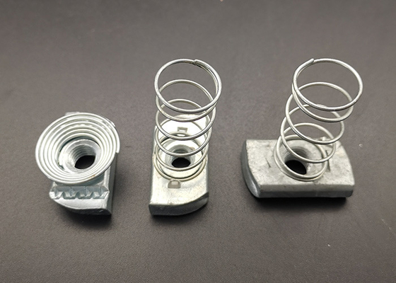 Accesorios de estribo Galvanizado en caliente m6 m10 Unistrut Canal Muescas de resorte