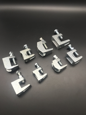 Clampas de vigas de estructura unistrut de m8 m12 revestidas de zinc personalizadas