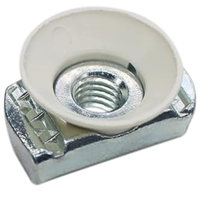 304 316 Acero inoxidable m6 m8 m10 Nueces de cono de plástico blanco