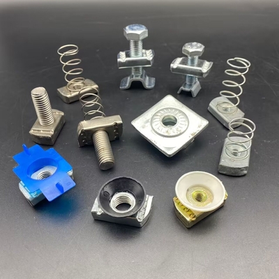 Tamaño personalizado Nuts de resorte de canal de zinc eléctrico unistrut