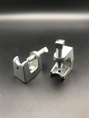 Clamparas de vigas de hierro maleable de zinc eléctrico m8 m12
