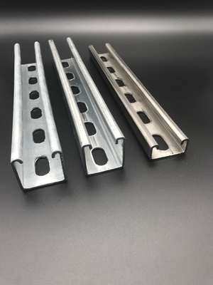 Gran capacidad tamaño personalizado con ranuras de soporte hdg Unistrut Strut Channel