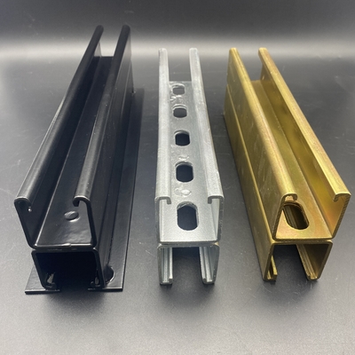 De espalda a espalda Unistrut eléctrico amarillo zinc 41x82 con ranura doble canal de soporte