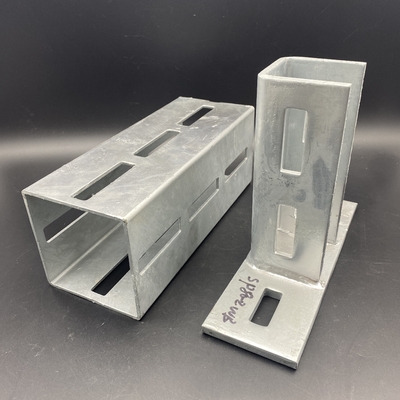 Cuadro de soporte de carga pesada Wlaraven 65x15,5 mm Canal cuadrado con ranuras