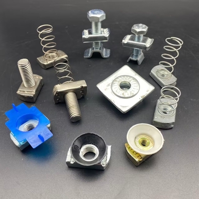 Por mayor, nuez de resorte de metal galvanizado