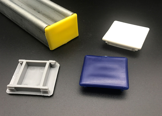 Capas de extremo de canal de unistrut de plástico de colores 41x41