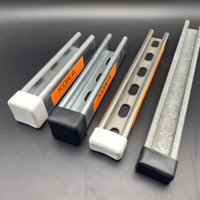 Venta al por mayor de caucho de PVC personalizado P2860-55 sobre tapa de extremo de canal Unistrut
