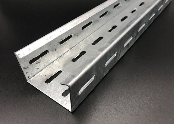 Sistema de soporte de la bandeja de cables bandejas eléctricas de cable perforadas con zinc