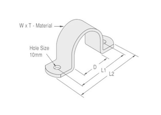 Fabricante de abrazaderas de silla de tubo de hierro fundido 1-1 / 2 'abrazaderas de silla de conducto
