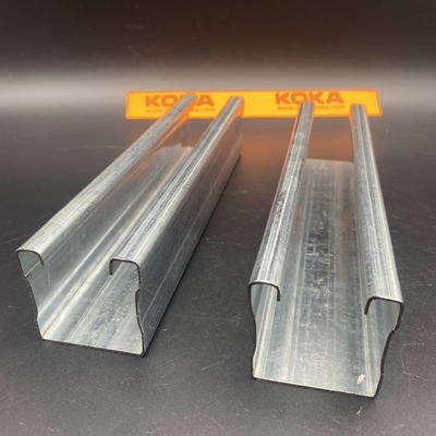 Alta resistencia de zinc eléctrico 41x41 de refuerzo del canal de unistrut plano