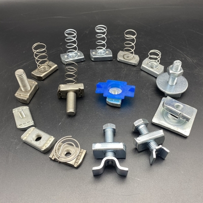 Accesorios para el soporte m8 m10 Nueces de resorte de canal
