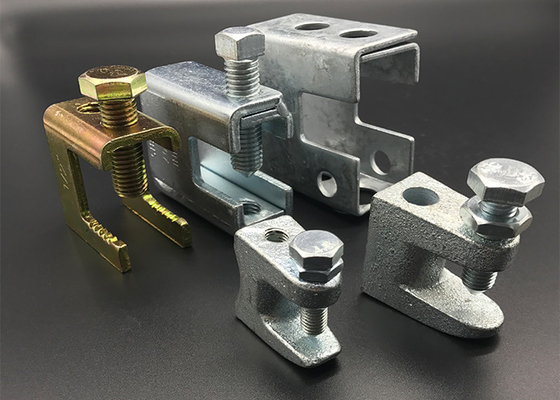 Clampada de vigas de hierro maleable galvanizado en caliente