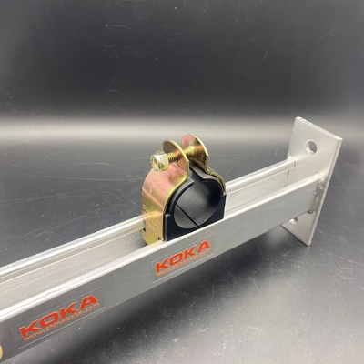 Clampas de almohadón de montaje de estribe de 1 a 3/8" de oro galvanizado