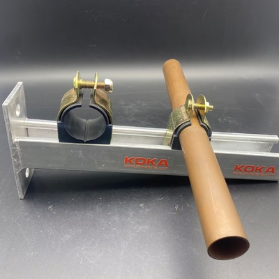 Clampas de almohadón de montaje de estribe de 1 a 3/8" de oro galvanizado