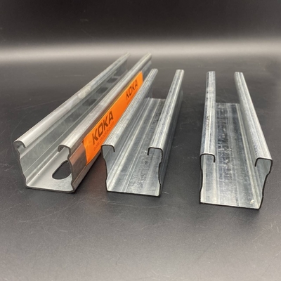 Canal de unistruto de tamaño personalizado galvanizado eléctrico con barra de refuerzo