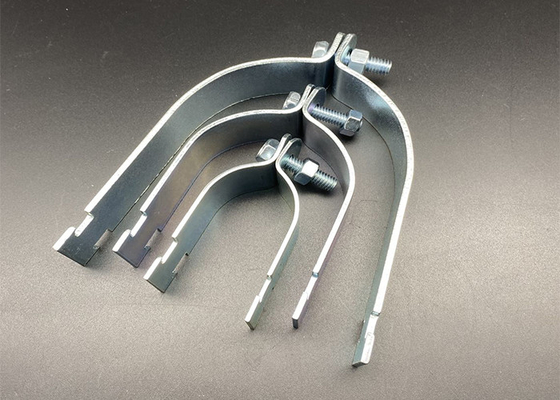 Clamparas para tubos de 3/4'' 3/8' de longitud galvanizadas