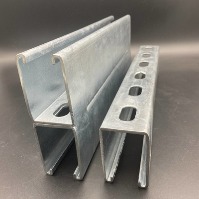Fabrica de acero galvanizado zincado 41x124 doble canal de unistrut