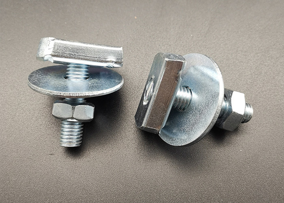Acero galvanizado m8 de estribillo Fijación antivibración Tbo tuercas