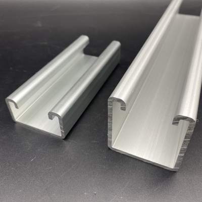 Material de construcción Tamaño personalizado 3m 6m Canal de soporte de aluminio plano