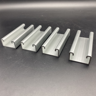 Material de construcción Tamaño personalizado 3m 6m Canal de soporte de aluminio plano