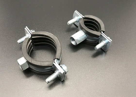 Clampada de almohadón de tubería de trabajo pesado m8 m10 con EPDM de caucho