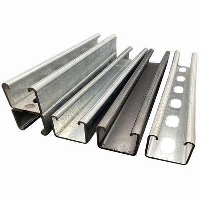 Canales galvanizados por inmersión en caliente 41x41 41x21 Unistrut perforados