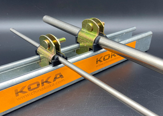 Clamparas de cojín con rodillo de 3/8" de zinc