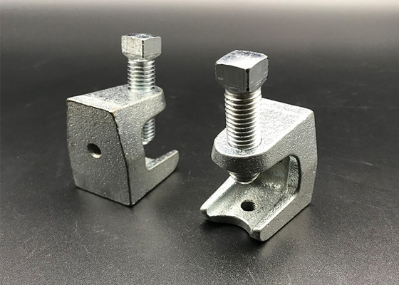 M8 m10 m12 Abrangadores de vigas de tracción galvanizadas de hierro fundido