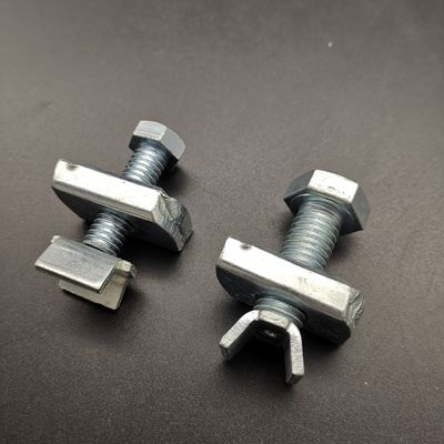 Acero al carbono M10 M12 Unistrut Sísmico de bisagra de hilo de rodillas de endurecimiento