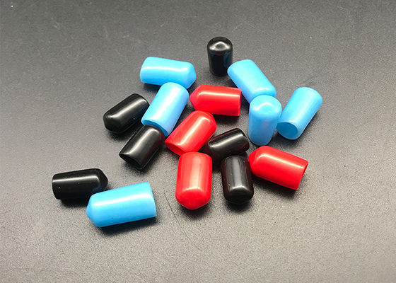 Precio al por mayor Tapa de extremo de varilla roscada de goma de PVC de forma redonda