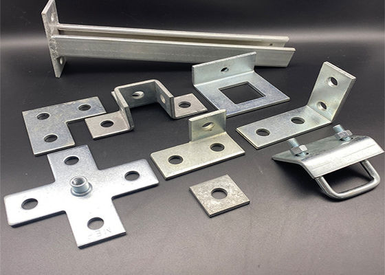 Accesorios para soportes de placas planas galvanizadas eléctricas de 6 mm