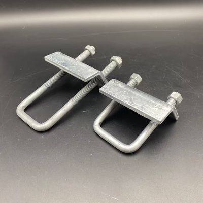 Clamparas de vigas de tornillo U de hierro maleable revestidas con zinc para Unistrut