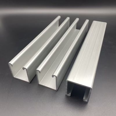 Suministro de la fábrica 41x41 41x21 Carril de perfil de aluminio