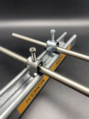Clampada de cable de acero inoxidable de 1-3/4' para C Rail