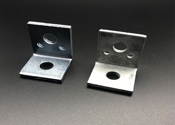 Accesorios para el ángulo de apoyo con ranuras galvanizados por inmersión en caliente