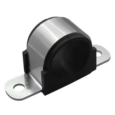 Abrazaderas Omega de Acero Inoxidable con Cojín de Goma