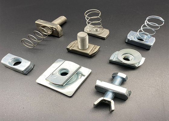 Custom Size Electrical Zinc Strut Channel Spring Nuts